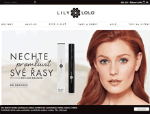 Tablet Screenshot of lilylolo.cz
